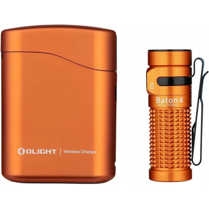 Фонарь OLIGHT BATON 4 PREMIUM EDITION ORANGE 692203 Фонарь OLIGHT BATON 4 PREMIUM EDITION ORANGE 692203