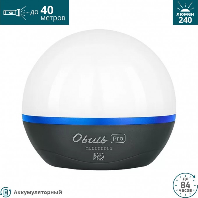 Фонарь OLIGHT OBULB PRO BLACK 125491